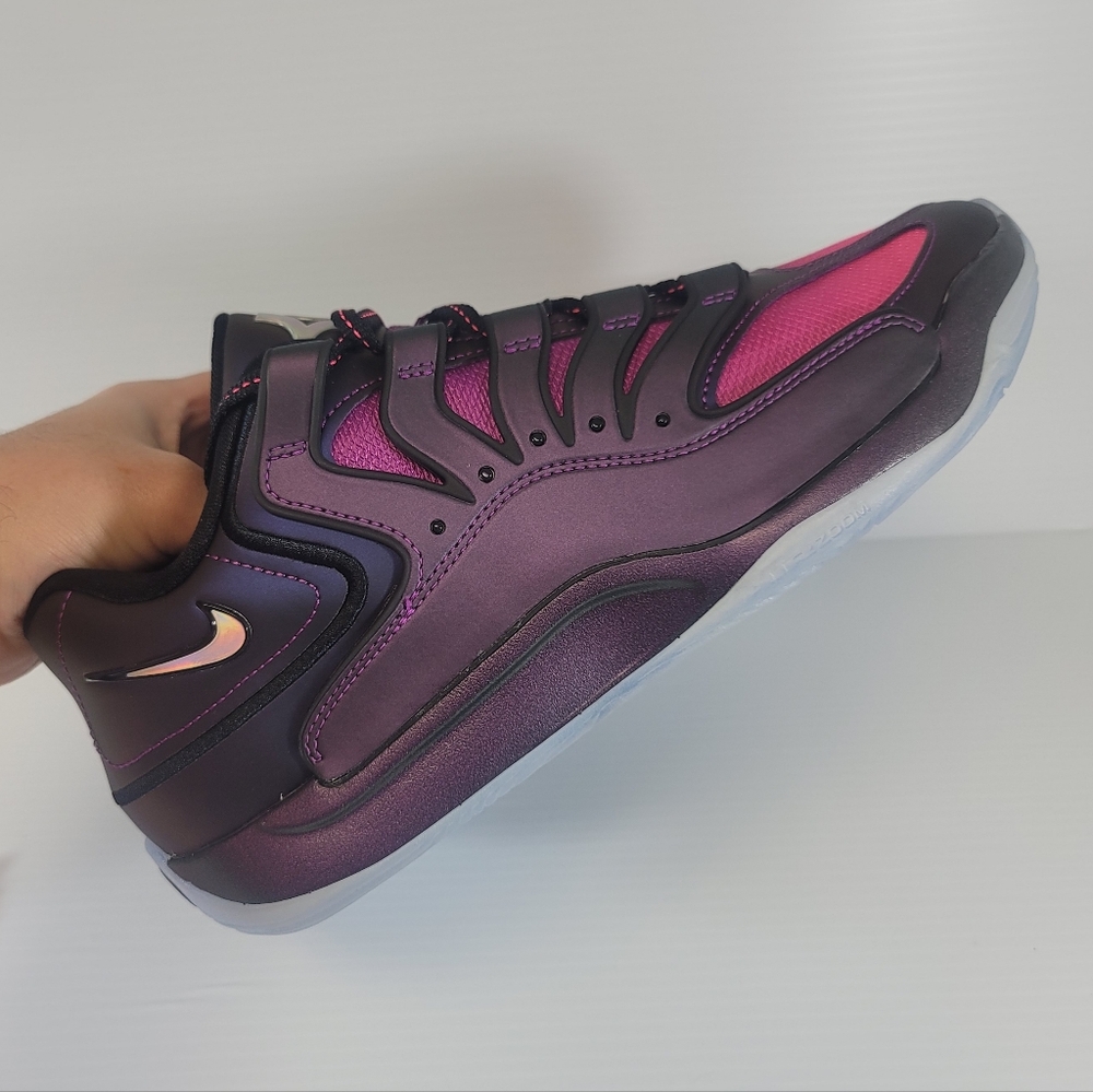 Nike KD 18 Eggplant Vivid Purple Black Basketball IM5843-500 Mens Size Shoes - Picture 5 of 10